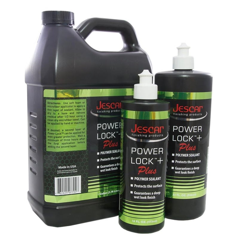 Jescar Power Lock Plus Polymer Sealant - 16oz - Durable High-Gloss Paint Sealant for Long-Lasting Protection â€“ Easy Application, Safe for All Paint Types, Easy to Apply, Hand or Machine Application - Image 2
